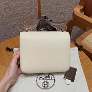 Hermes Swift Constance 18 Nata Size 19x15x4cm - 2