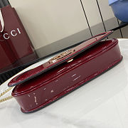Gucci Women's Red Small Blondie Clutch Bag Size 29.5 x 12.5 x 7cm - 5