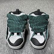 Lanvin Curb patch sneakers in leather FUSKDK12PCCUP26 - 4