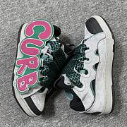 Lanvin Curb patch sneakers in leather FUSKDK12PCCUP26 - 3