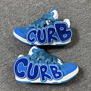 Lanvin curb-lettering sneakers Blue FUSKDK12PCCUP26  - 1