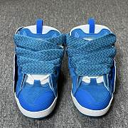 Lanvin curb-lettering sneakers Blue FUSKDK12PCCUP26  - 3
