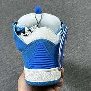 Lanvin curb-lettering sneakers Blue FUSKDK12PCCUP26  - 4