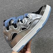 Lanvin Leather Curb Silver Metallic  FU-SKDK12-META-H25M2 - 2