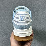 LV Trainer Sneaker Blue Denim 1AKQTK  - 6