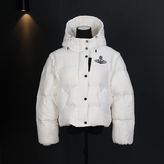Vivienne Westwood Women's Detachable-Sleeve Hooded Down Jacket - 1