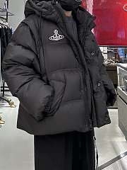 Vivienne Westwood Women's Detachable-Sleeve Hooded Down Jacket - 3