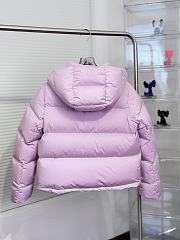 Down Jacket Warm Hooded Women's Coat Puff Five-Grid Four-Grid Luxury  - 6