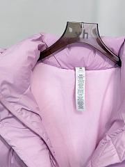 Down Jacket Warm Hooded Women's Coat Puff Five-Grid Four-Grid Luxury  - 4