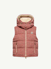 Moncler Niverolle houndstooth wool blend vest L20931A00005599OJ - 1