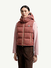 Moncler Niverolle houndstooth wool blend vest L20931A00005599OJ - 4