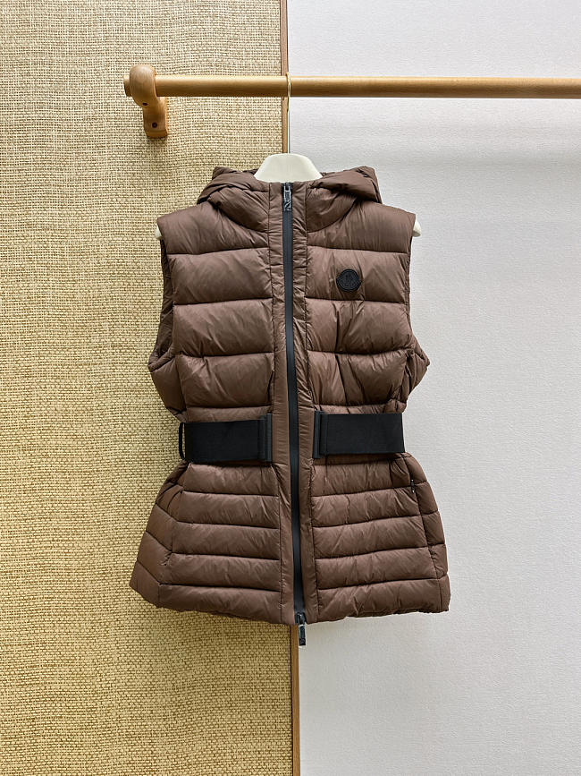 Moncler Melia hooded down vest L10931A00031598AL - 1