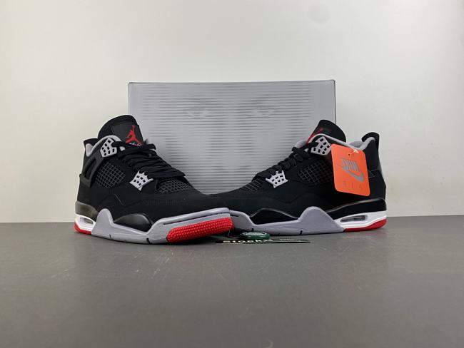 Air Jordan 4 Retro OG Bred (2026) Men's - IX8180-001  - 1