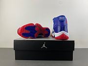 Air Jordan 11 Retro Red & Blue Custom - 4