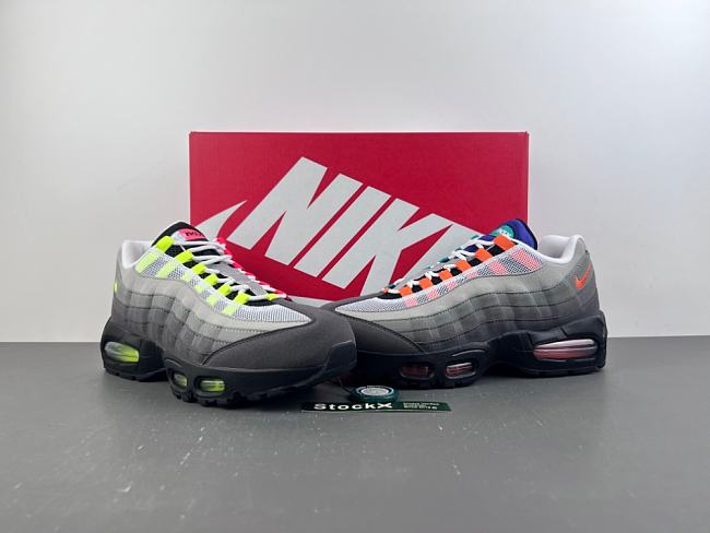 Air Max 95 Big Bubble 'Greedy' White and Medium Ash IM2211-001 - 1