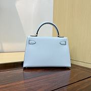Hermès Kelly Mini Epsom Blue Celeste Size 20 x 12 x 6 cm - 6