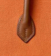Hermès Marron d’inde Swift and Gold Toile Goeland Canvas Cargo Birkin Size 25x 20x 13cm - 4