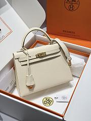 Hermes Kelly 25 Epsom Nata GHW Size 25cm - 1