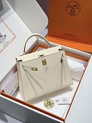 Hermes Kelly 25 Epsom Nata GHW Size 25cm - 5