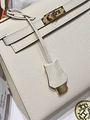 Hermes Kelly 25 Epsom Nata GHW Size 25cm - 3