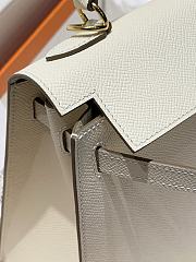Hermes Kelly 25 Epsom Nata GHW Size 25cm - 2