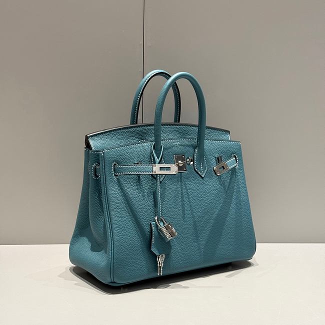 Hermes Togo Birkin 30 New Bleu Jean Handbag  - 1