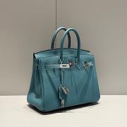 Hermes Togo Birkin 30 New Bleu Jean Handbag  - 1