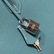 Hermes Togo Birkin 30 New Bleu Jean Handbag  - 5