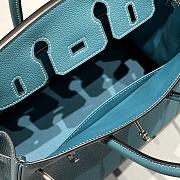 Hermes Togo Birkin 30 New Bleu Jean Handbag  - 4