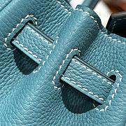 Hermes Togo Birkin 30 New Bleu Jean Handbag  - 3
