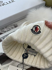 Moncler pompom beanie White  - 5