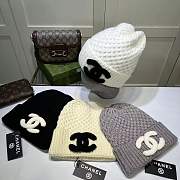 Chanel Cc Logo Beanie - 3