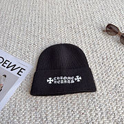 Chrome Hearts logo-embroidered beanie - 5