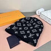 Louis Vuitton x Nigo LV Fit Monogram Beanie Black  - 4
