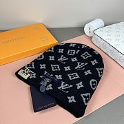 Louis Vuitton x Nigo LV Fit Monogram Beanie Black  - 3