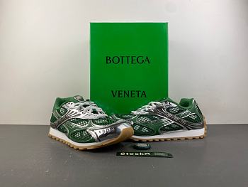 Bottega Veneta Orbit Sneaker Bark green 741357V2X403801