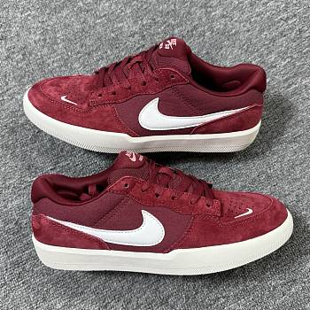 Nike SB Force 58 Red White Burgundy Shoes CZ2959-002 