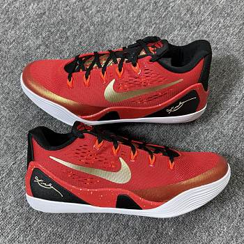 Kobe 9 Low Protro EM University ‘Red and Metallic Gold’ IH1400-600