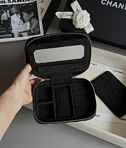 Chanel Caviar Quilted Jewelry Box Black Size  6.5x 3.25 x 4.5 inch - 5