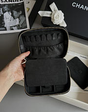 Chanel Caviar Quilted Jewelry Box Black Size  6.5x 3.25 x 4.5 inch - 4