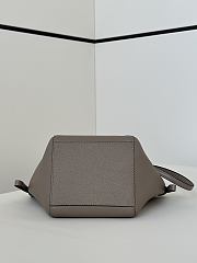 Fendi Mini Origami Shoulder Grey bag Gold-tone hardware Size 15x15x19cm - 5
