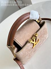LV Capucines Mini Calfskin suede leather M29612 Size 21 x 13.6 x 8 cm - 5