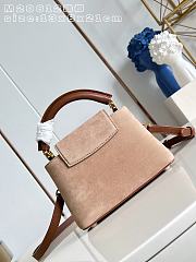 LV Capucines Mini Calfskin suede leather M29612 Size 21 x 13.6 x 8 cm - 4