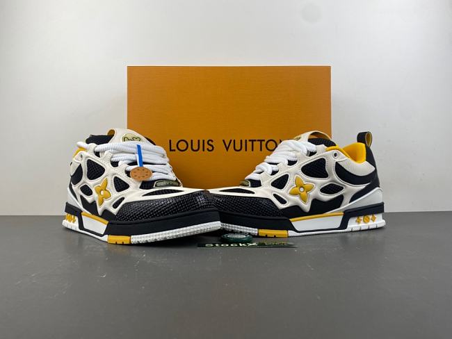 LV Skate Sneaker Black Yellow - 1